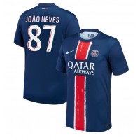 Paris Saint-Germain Joao Neves #87 Hjemmebanetrøje 2024-25 Kortærmet